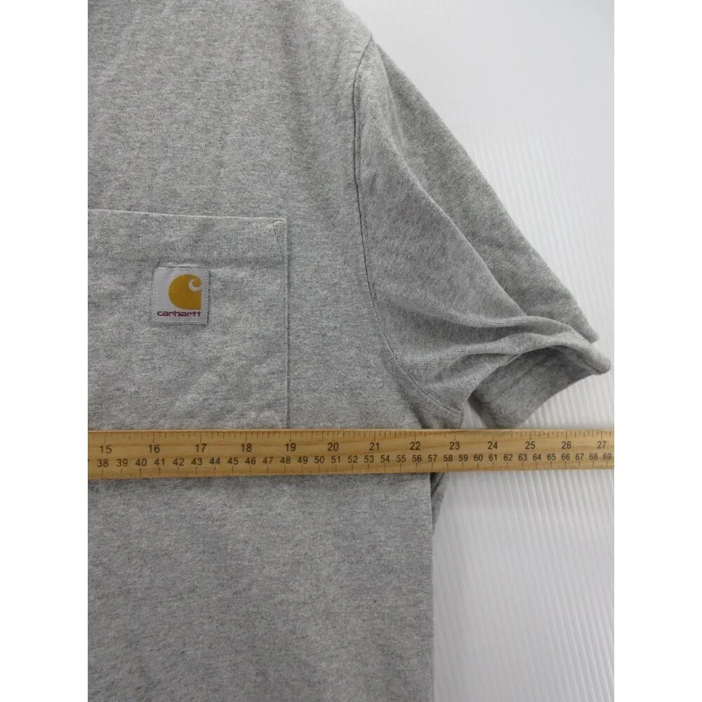Carhartt Shirt Medium Pullover Loose Fit Pocket Work Wear Outdoor
